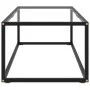 Mesa de centro negra con vidrio templado 100x50x35 cm de vidaXL, Mesas de centro - Ref: Foro24-322879, Precio: 78,27 €, Descu...