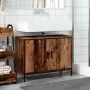 Armario lavabo baño madera ingeniería envejecida 80x30x60 cm de , Tocadores de baño - Ref: Foro24-857700, Precio: 65,38 €, De...