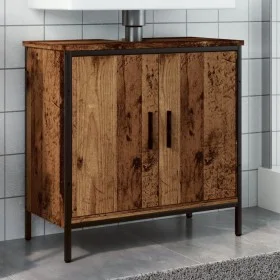 Armario de lavabo baño madera ingeniería envejecida 60x30x60 cm by , bathroom vanities - Ref: Foro24-857698, Price: 63,39 €, ...