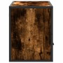 Mueble TV metal y madera contrachapada roble humo 80x31x39,5 cm von , TV-Möbel - Ref: Foro24-848921, Preis: 61,02 €, Rabatt: %