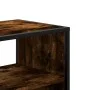 Mueble TV metal y madera contrachapada roble humo 80x31x39,5 cm by , TV Furniture - Ref: Foro24-848921, Price: 49,56 €, Disco...