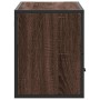 Mueble TV madera ingeniería y metal marrón roble 80x31x39,5 cm von , TV-Möbel - Ref: Foro24-848923, Preis: 62,88 €, Rabatt: %