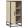 Aparador madera ingeniería y metal roble Sonoma 35,5x35x76 cm by , Sideboards - Ref: Foro24-848940, Price: 56,62 €, Discount: %