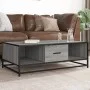 Mesa de centro madera ingeniería metal gris Sonoma 100x57x35 cm von , Couchtisch - Ref: Foro24-848762, Preis: 74,05 €, Rabatt: %