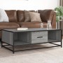 Mesa de centro madera ingeniería metal gris Sonoma 100x57x35 cm von , Couchtisch - Ref: Foro24-848762, Preis: 74,96 €, Rabatt: %