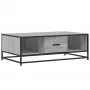 Mesa de centro madera ingeniería metal gris Sonoma 100x57x35 cm von , Couchtisch - Ref: Foro24-848762, Preis: 74,05 €, Rabatt: %