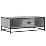Mesa de centro madera ingeniería metal gris Sonoma 100x57x35 cm von , Couchtisch - Ref: Foro24-848762, Preis: 74,96 €, Rabatt: %