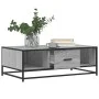 Mesa de centro madera ingeniería metal gris Sonoma 100x57x35 cm von , Couchtisch - Ref: Foro24-848762, Preis: 74,05 €, Rabatt: %