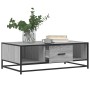 Mesa de centro madera ingeniería metal gris Sonoma 100x57x35 cm von , Couchtisch - Ref: Foro24-848762, Preis: 74,96 €, Rabatt: %