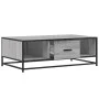Mesa de centro madera ingeniería metal gris Sonoma 100x57x35 cm von , Couchtisch - Ref: Foro24-848762, Preis: 74,05 €, Rabatt: %