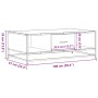 Mesa de centro madera ingeniería metal gris Sonoma 100x57x35 cm von , Couchtisch - Ref: Foro24-848762, Preis: 74,96 €, Rabatt: %