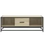 Mesa de centro madera ingeniería metal roble Sonoma 100x57x35cm de , Mesas de centro - Ref: Foro24-848760, Precio: 71,87 €, D...