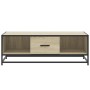 Mesa de centro madera ingeniería metal roble Sonoma 100x57x35cm by , Coffee table - Ref: Foro24-848760, Price: 72,75 €, Disco...