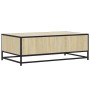 Mesa de centro madera ingeniería metal roble Sonoma 100x57x35cm by , Coffee table - Ref: Foro24-848760, Price: 72,75 €, Disco...