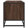 Mueble TV metal y madera ingeniería marrón roble 80x34,5x40 cm von , TV-Möbel - Ref: Foro24-848813, Preis: 64,25 €, Rabatt: %