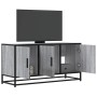 Mueble TV madera ingeniería y metal gris Sonoma 100x35x50 cm by , TV Furniture - Ref: Foro24-848832, Price: 75,85 €, Discount: %