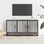 Mueble TV madera ingeniería y metal gris Sonoma 100x35x50 cm von , TV-Möbel - Ref: Foro24-848832, Preis: 74,89 €, Rabatt: %