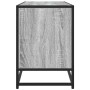 Mueble TV madera ingeniería y metal gris Sonoma 100x35x50 cm by , TV Furniture - Ref: Foro24-848832, Price: 75,85 €, Discount: %