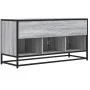 Mueble TV madera ingeniería y metal gris Sonoma 100x35x50 cm von , TV-Möbel - Ref: Foro24-848832, Preis: 74,89 €, Rabatt: %