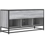 Mueble TV madera ingeniería y metal gris Sonoma 100x35x50 cm by , TV Furniture - Ref: Foro24-848832, Price: 75,85 €, Discount: %
