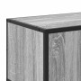 Mueble TV madera ingeniería y metal gris Sonoma 100x35x50 cm by , TV Furniture - Ref: Foro24-848832, Price: 75,85 €, Discount: %