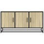 Mueble TV madera ingeniería y metal roble Sonoma 100x35x50 cm von , TV-Möbel - Ref: Foro24-848830, Preis: 77,33 €, Rabatt: %