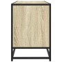 Mueble TV madera ingeniería y metal roble Sonoma 100x35x50 cm von , TV-Möbel - Ref: Foro24-848830, Preis: 77,33 €, Rabatt: %