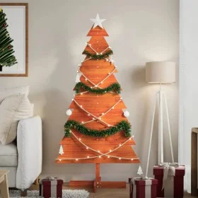 Árbol Navidad de adorno madera maciza pino marrón cera 150 cm von , Weihnachtsbäume - Ref: Foro24-858194, Preis: 36,22 €, Rab...