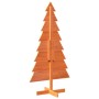 Árbol Navidad de adorno madera maciza pino marrón cera 150 cm by , Christmas trees - Ref: Foro24-858194, Price: 36,57 €, Disc...