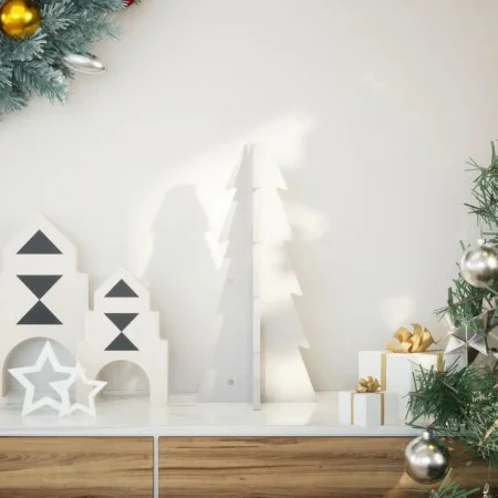 Árbol de Navidad de adorno madera maciza pino blanco 49 cm by , Christmas trees - Ref: Foro24-858175, Price: 14,79 €, Discoun...