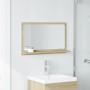 Espejo mueble baño madera ingeniería roble Sonoma 60x11x37 cm by , bathroom vanities - Ref: Foro24-856191, Price: 36,17 €, Di...
