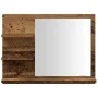 Espejo mueble de cuarto de baño madera envejecida 60x10,5x45 cm von , Badezimmerwaschtische - Ref: Foro24-856255, Preis: 48,9...