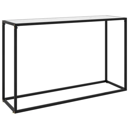 Konsolentisch gehärtetes Glas weiß 120x35x75 cm von vidaXL, Seitentische - Ref: Foro24-322817, Preis: 67,83 €, Rabatt: %