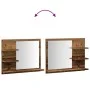 Espejo mueble de cuarto de baño madera envejecida 60x10,5x45 cm von , Badezimmerwaschtische - Ref: Foro24-856255, Preis: 48,9...