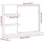 Espejo mueble de cuarto de baño madera envejecida 60x10,5x45 cm von , Badezimmerwaschtische - Ref: Foro24-856255, Preis: 48,9...