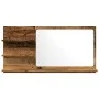 Espejo mueble de baño madera ingeniería envejecida 90x11x45 cm von , Badezimmerwaschtische - Ref: Foro24-856262, Preis: 42,66...