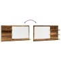 Espejo mueble de baño madera ingeniería envejecida 90x11x45 cm von , Badezimmerwaschtische - Ref: Foro24-856262, Preis: 42,66...
