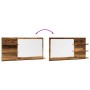 Espejo mueble de baño madera ingeniería envejecida 90x11x45 cm von , Badezimmerwaschtische - Ref: Foro24-856262, Preis: 40,52...