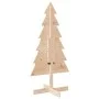 Árbol de Navidad de madera de adorno madera maciza pino 120 cm by , Christmas trees - Ref: Foro24-858189, Price: 23,80 €, Dis...