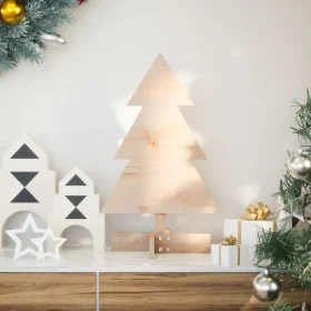 Árbol de Navidad de madera de adorno madera maciza pino 60 cm by , Christmas trees - Ref: Foro24-858180, Price: 20,95 €, Disc...