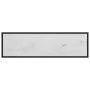 Mesa consola vidrio templado blanco 120x35x75 cm de vidaXL, Mesas auxiliares - Ref: Foro24-322817, Precio: 67,83 €, Descuento: %