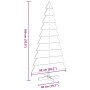 Árbol de Navidad de adorno madera maciza pino blanco 180 cm by , Christmas trees - Ref: Foro24-858196, Price: 44,81 €, Discou...