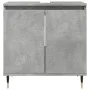 Armario de baño madera de ingeniería gris hormigón 58x33x60 cm by , Bathroom furniture - Ref: Foro24-857213, Price: 48,09 €, ...