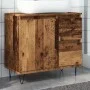 Mueble de lavabo madera de ingeniería envejecida 65x33x60 cm by , Bathroom furniture - Ref: Foro24-857226, Price: 93,92 €, Di...