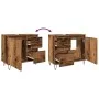 Mueble de lavabo madera de ingeniería envejecida 65x33x60 cm by , Bathroom furniture - Ref: Foro24-857226, Price: 93,92 €, Di...