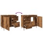 Mueble de lavabo madera de ingeniería envejecida 65x33x60 cm von , Badezimmermöbel - Ref: Foro24-857226, Preis: 95,05 €, Raba...