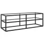 Schwarzer TV-Schrank mit schwarzem Hartglas 120x40x40 cm von vidaXL, TV-Möbel - Ref: Foro24-322859, Preis: 79,76 €, Rabatt: %