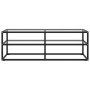 Schwarzer TV-Schrank mit schwarzem Hartglas 120x40x40 cm von vidaXL, TV-Möbel - Ref: Foro24-322859, Preis: 84,75 €, Rabatt: %