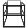 Schwarzer TV-Schrank mit schwarzem Hartglas 120x40x40 cm von vidaXL, TV-Möbel - Ref: Foro24-322859, Preis: 84,75 €, Rabatt: %