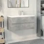Set muebles de baño 2 piezas madera contrachapada gris hormigón von , Badezimmermöbel - Ref: Foro24-3324910, Preis: 222,19 €,...